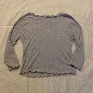 Brandy Melville ruffle top